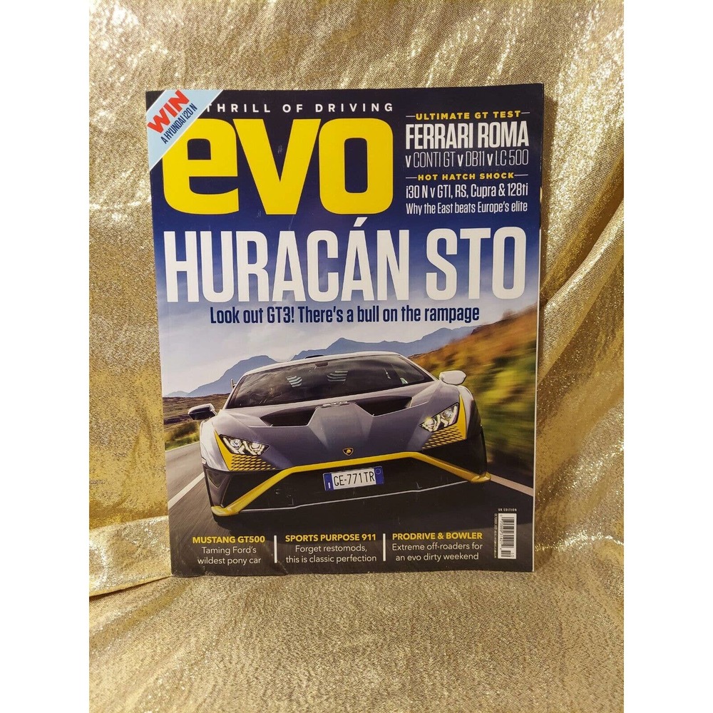 Evo Car Magazine UK Edition No Label Unread October 2021 Ferrari Huracan Sto
